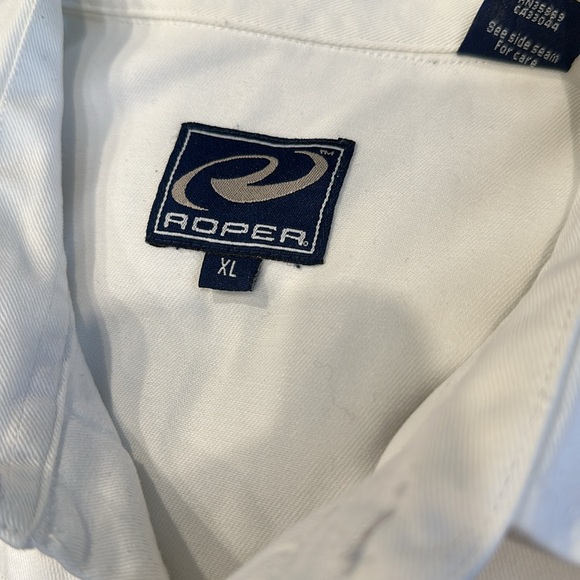 Vintage Roper Calgary Flames Ambassador Button Down Shirt - Picture 4 of 5